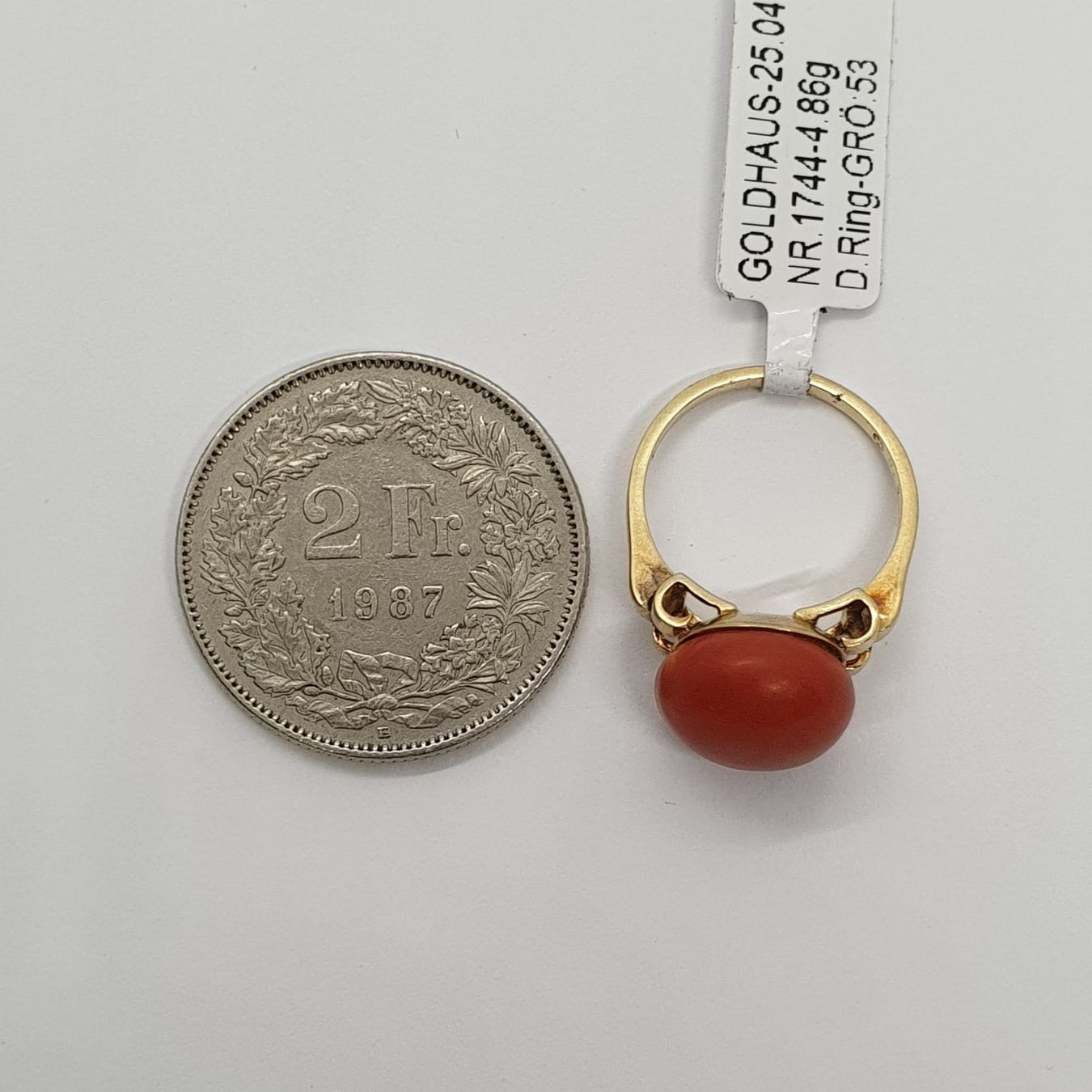 Anelli: Echt 14K Gold Ring – Usato da Luzern venduto da Luzern-Goldhaus 5