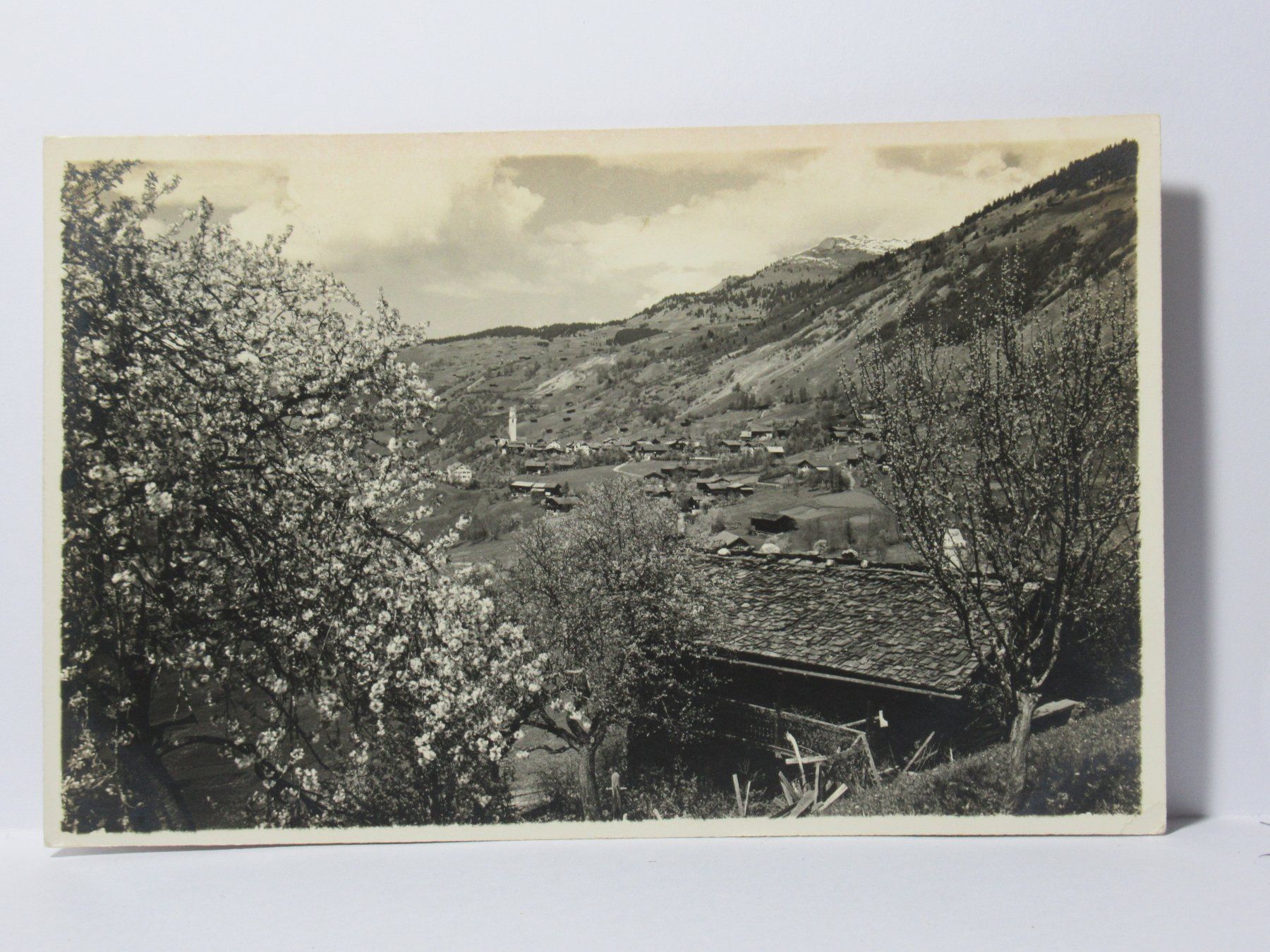 Cartoline postali: Saas im Prätigau , Kirche 1931 – Usato da Grenchen venduto da Bluemchen1900 1