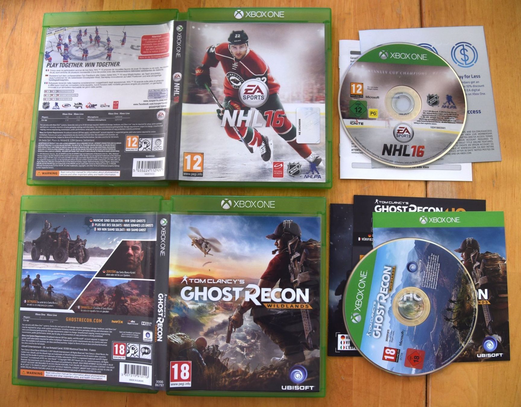 Giochi: Ghost Recon + NHL 16 – Usato da Frenkendorf venduto da gelbeZinnie