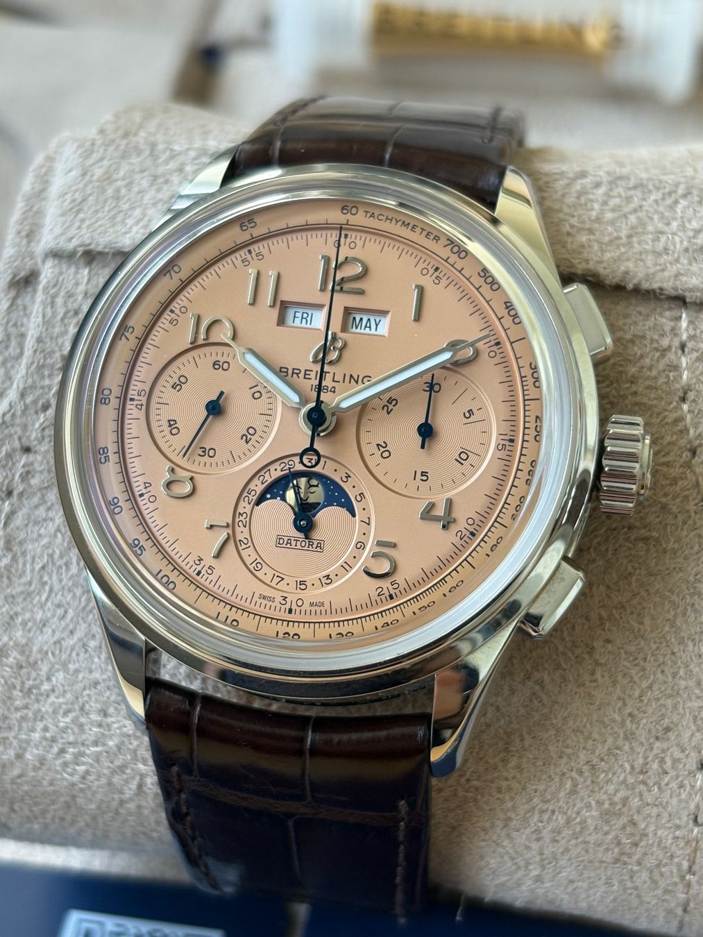 Breitling Uhren: Breitling Premier B25 Datora 42 Fullset mit Garantie – Gebraucht aus Birsfelden von Mynos