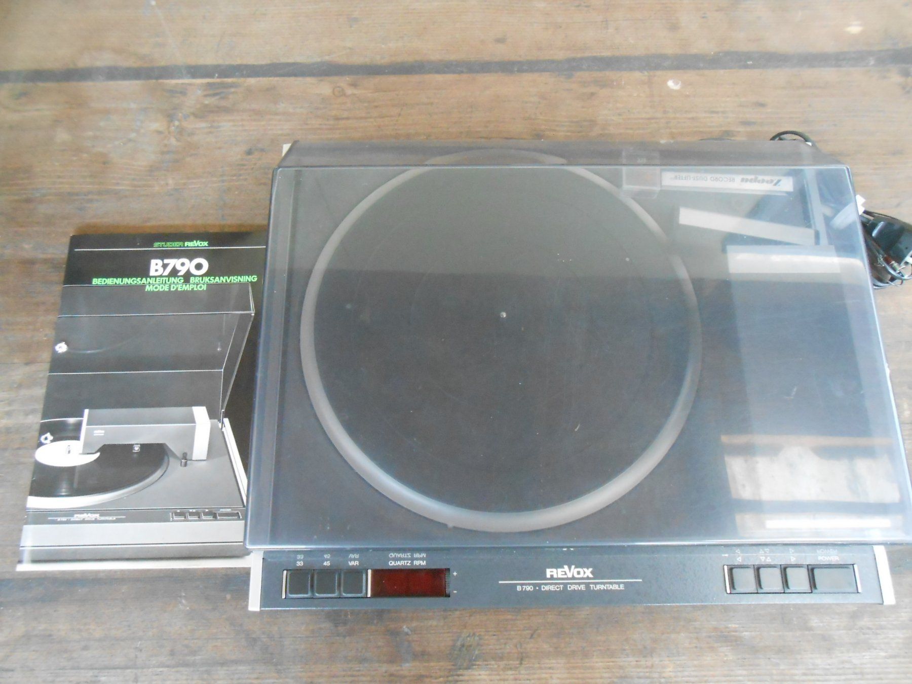 Revox Giradischi: Studer Revox  Plattenspieler B790 – Usato da Ammerswil AG venduto da flow06 2