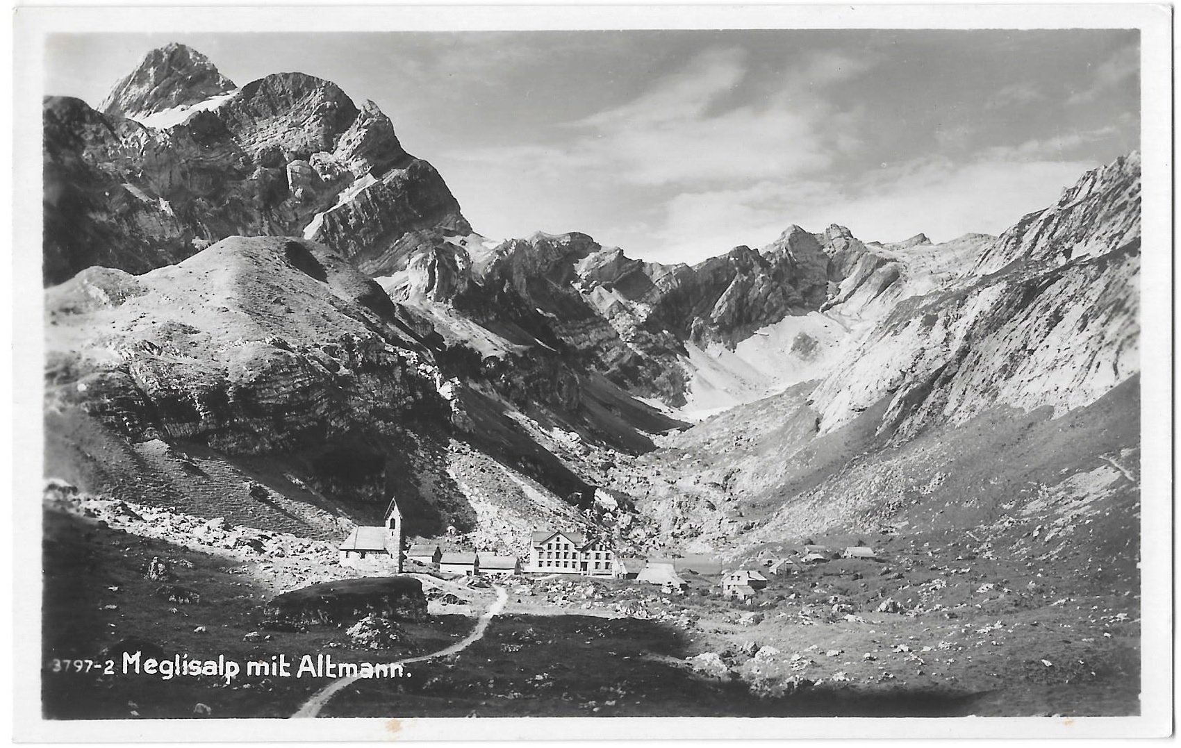 Cartes postales: Weissbad Meglisalp mit Altmann – D'occasion à Olten par clotaldi