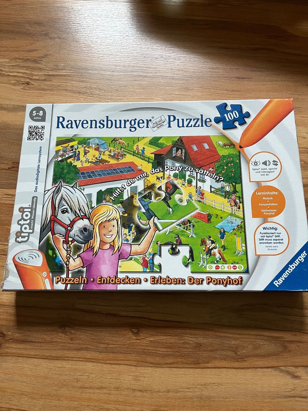 Tiptoi Puzzles: Tiptoi Puzzle Ravensburger: Der Ponyhof – Gebraucht aus Neftenbach von Anba78