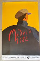 🟡Fussball WM 1982 ESPANA Madrid ORIGINAL VINTAGE Poster