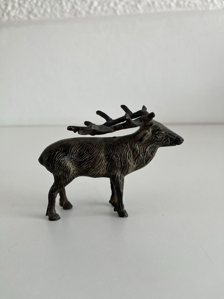 Statuette: Hirsch aus Bronze – Usato da Wetzikon ZH venduto da seli03 6