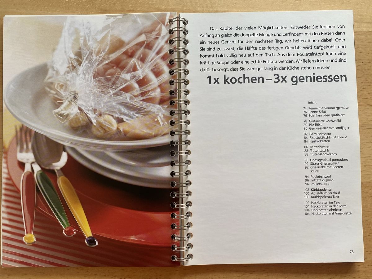 Libri: Neue Alltagsrezepte - Betty Bossi  – Usato da Schwarzenburg venduto da Michellu 6