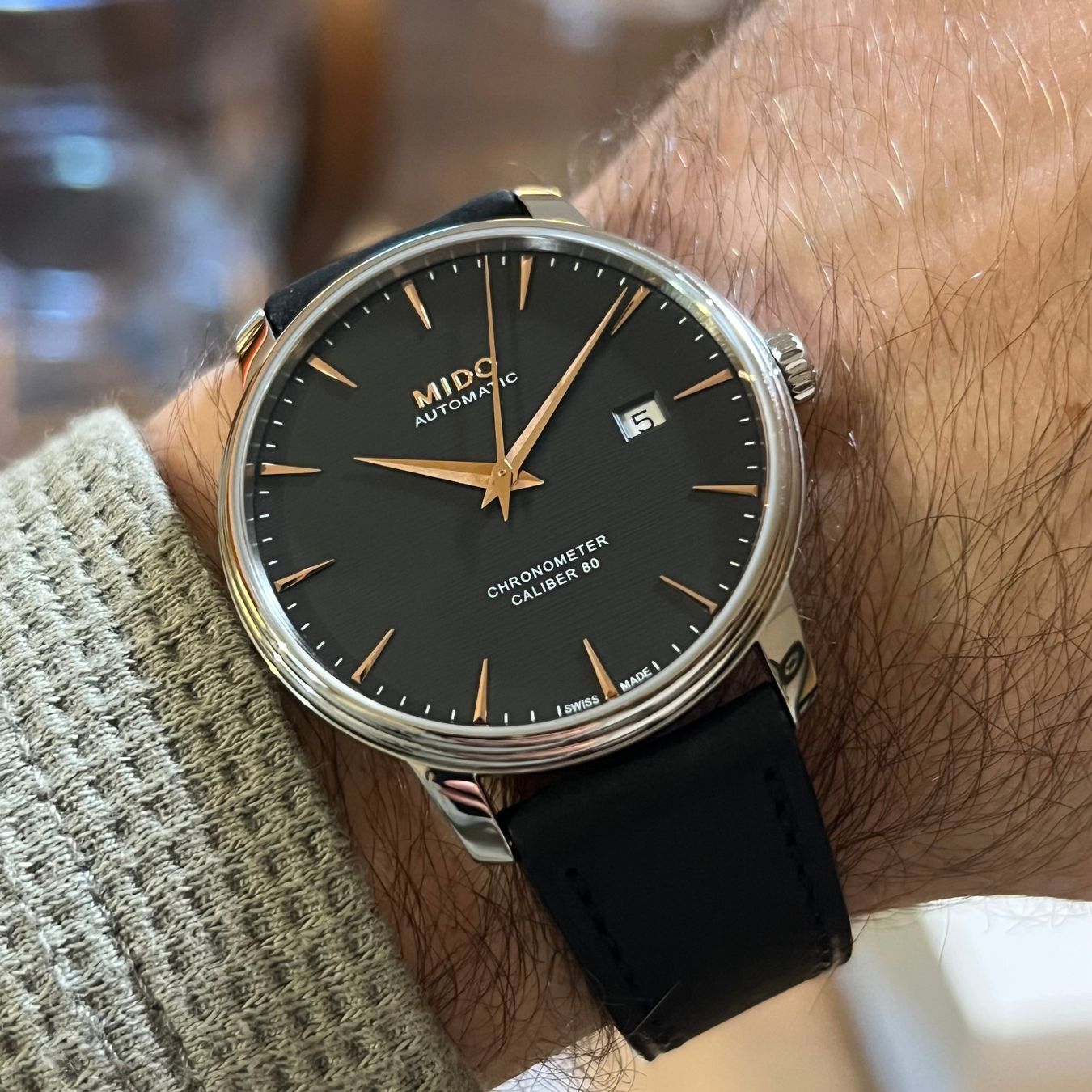 Mido Orologi: Mido Baroncelli Chronometer Silicon Gent Full Set M027.408.1 – Usato da Carouge GE venduto da Watchaser 3