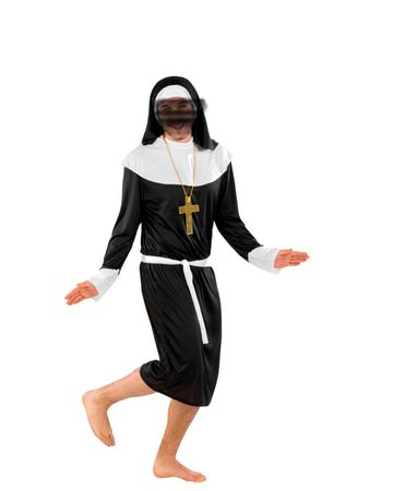 Herrenkostüm Nonne Grösse XL