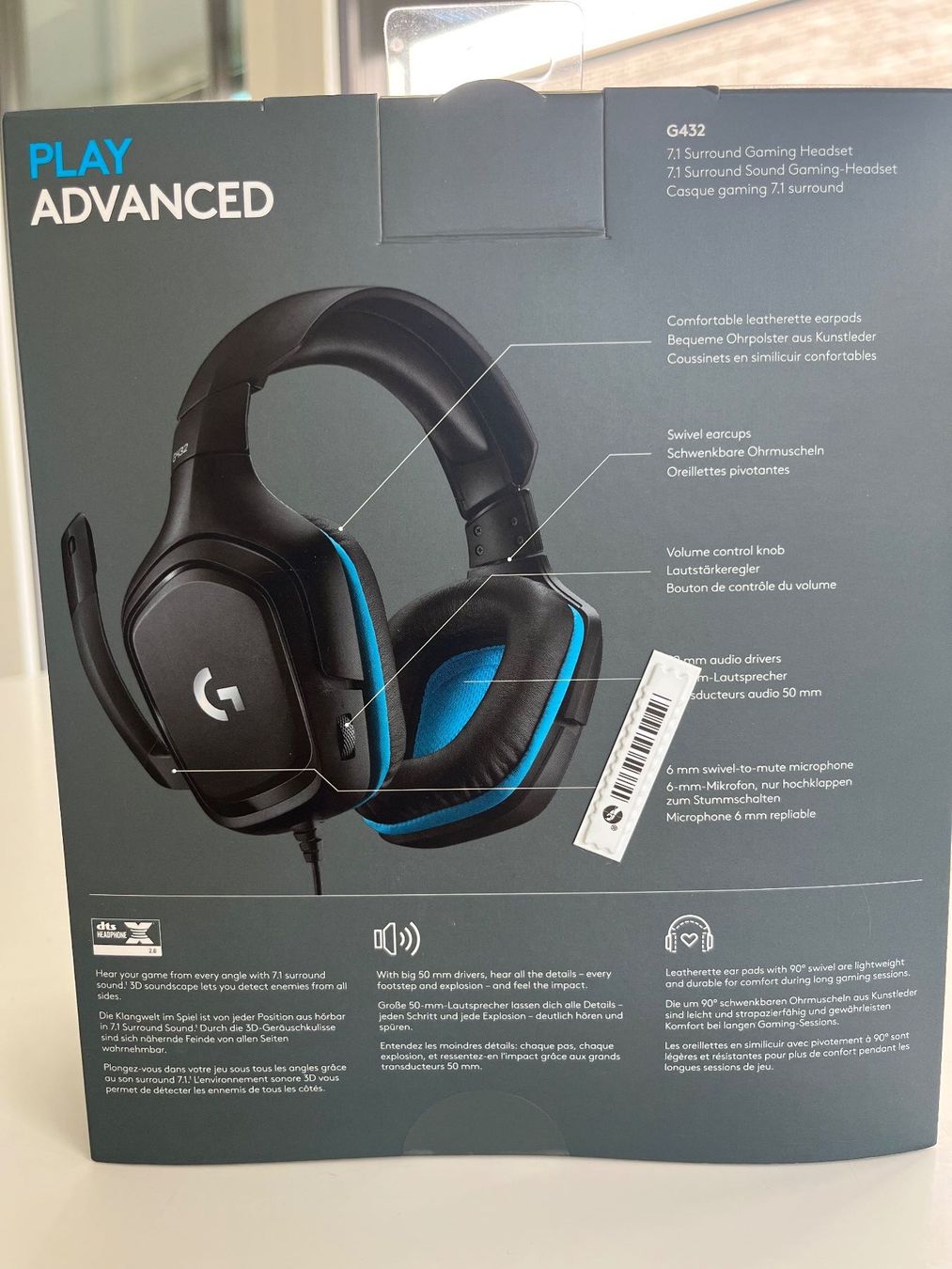 Logitech Kopfhörer: Logitech G432 Gaming Headset neuwertig – Gebraucht aus Nidau von 4evilard 1