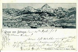 Gruss von Schwyz 1904