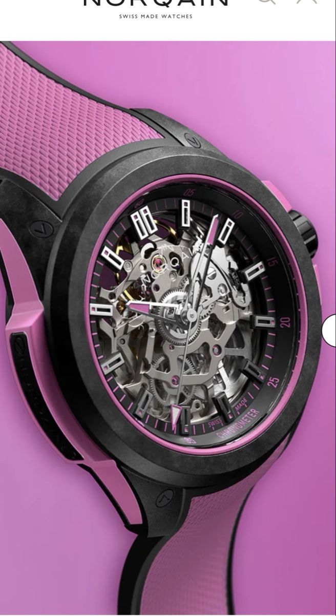 Orologi: WILD ONE SKELETON HYPER PINK – Nuovo (secondo la descrizione) da Zollikofen venduto da Steve-7 1
