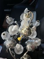 Kronleuchter Glas mit Metallbeschlägen akzeptabel