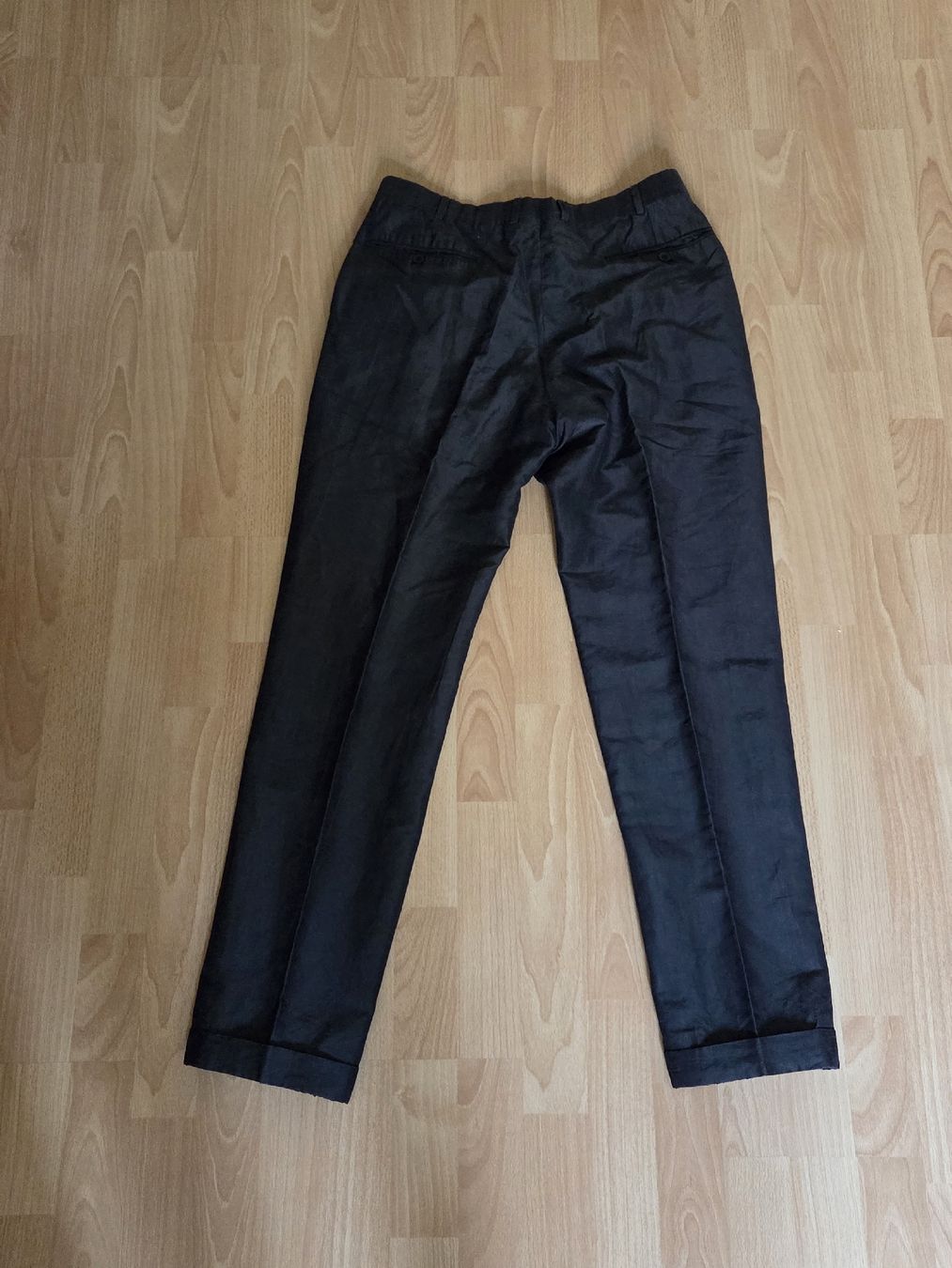 Pantaloni: pantalon Hermès en soie et lin – Usato da Biel/Bienne venduto da Totalkelly 1