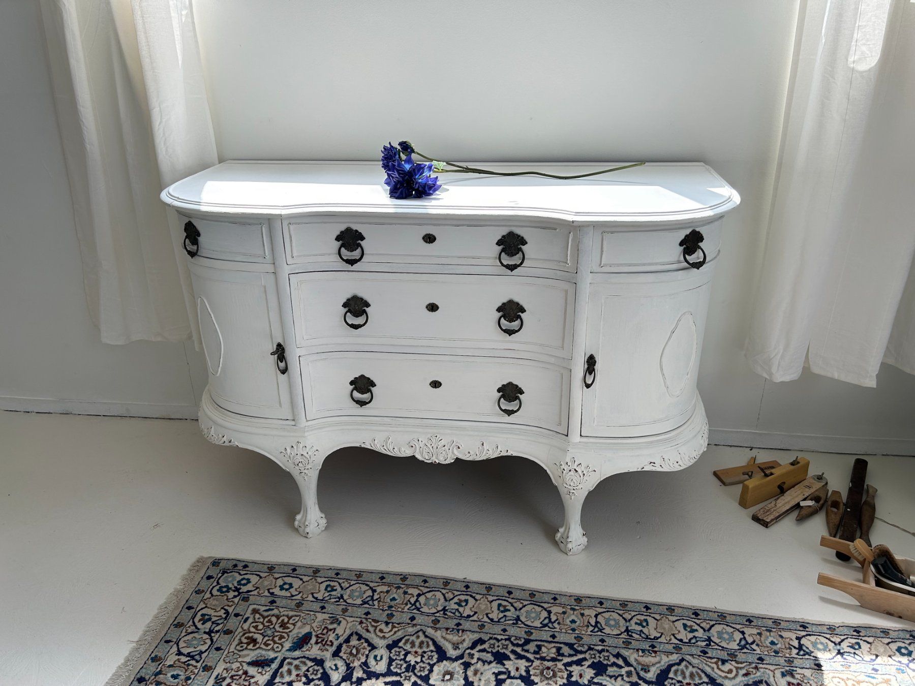 Cassettiere: Sideboard Anrichte Kommode venezianisch barock weiss börnie' – Usato da Gränichen venduto da boernies01