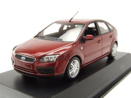 Ford Focus II Phase I 2004-2007 dunkelrot met.     1:43