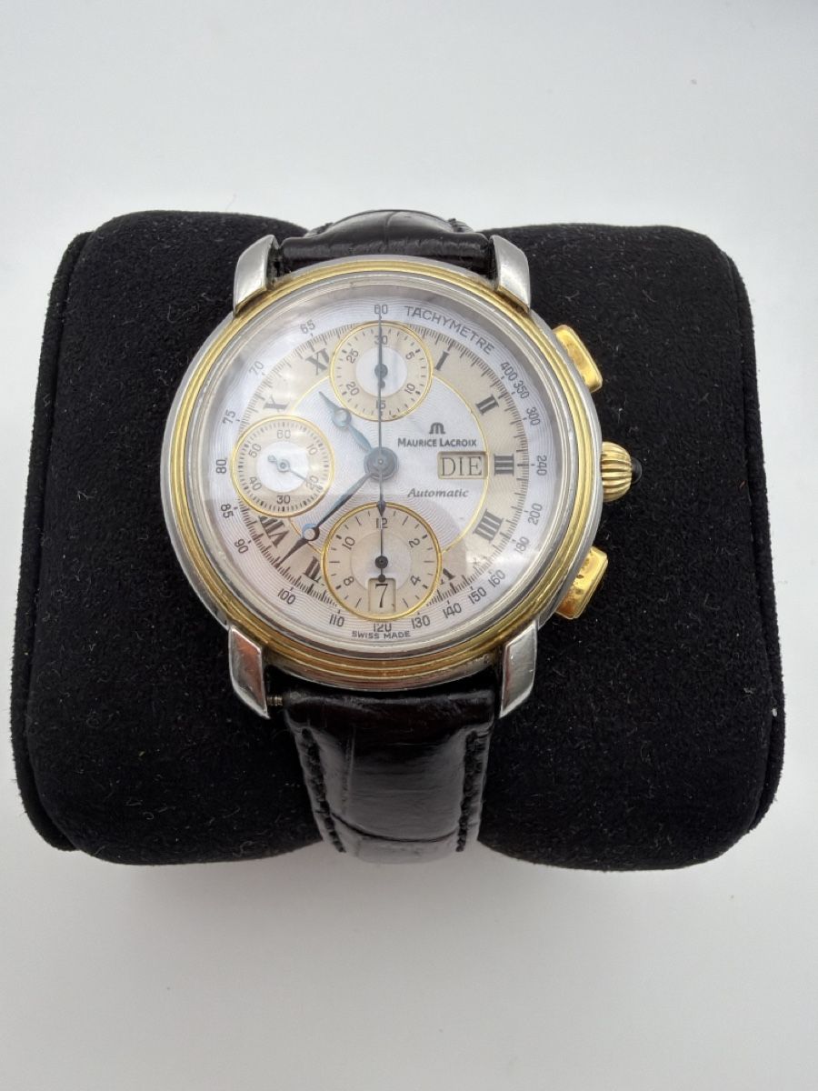 Maurice Lacroix Montres: Maurice Lacroix Masterpiece Chronograph Automatic Ref. 67413 – D'occasion à zürich par bijouteriegossauer 2