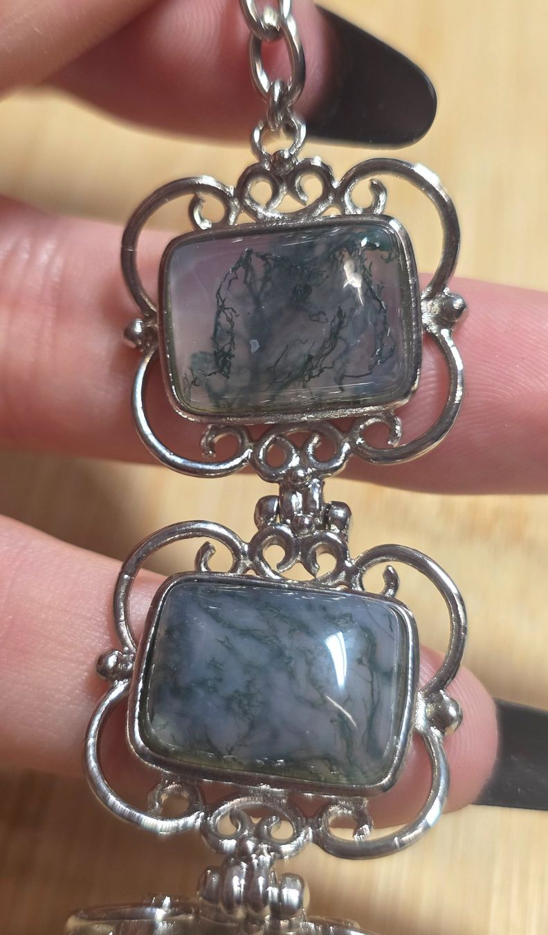 Minerali & Pietre curative: Moosachat Edelstahl Armband C – Nuovo e nell'imballaggio originale da Matzingen venduto da Shay_Crystalz 3