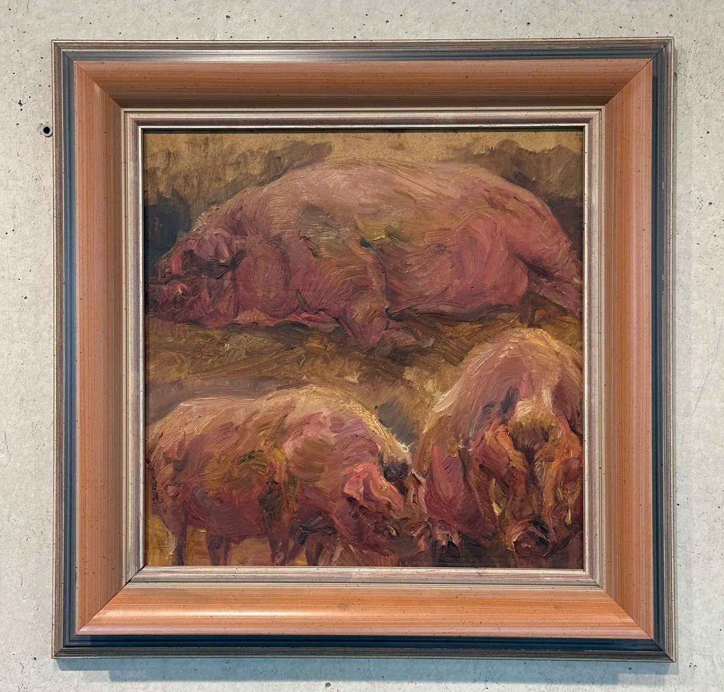 Gemälde: Max Hein-Neufelts - Drei Glücksbringer – Gebraucht aus Basel von Kaffee_und_Kunst