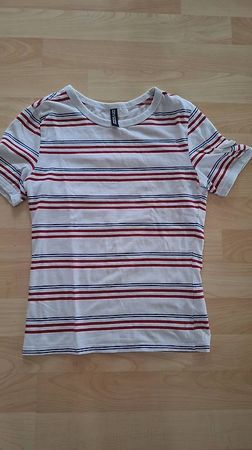 T-Shirt, gestreift, Gr. XS, h&m