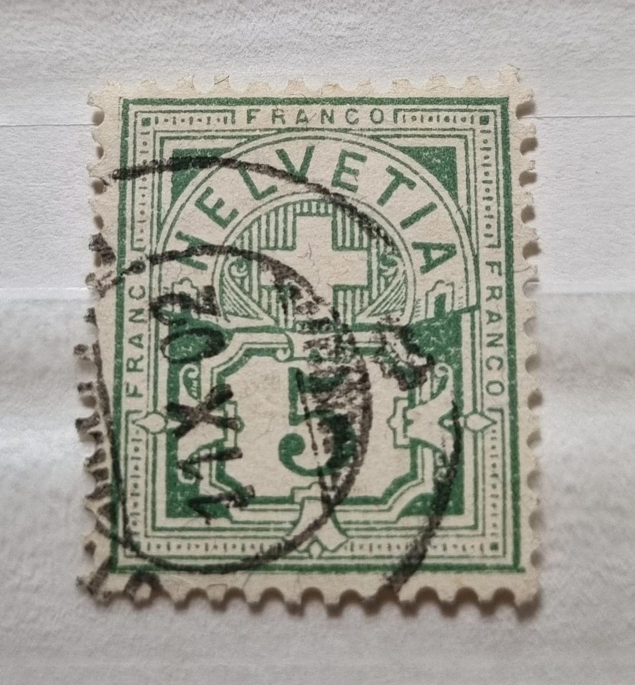 Tutti i francobolli: Schweizer Briefmarken um ca. 1900 – Usato da Jegenstorf venduto da mamoje 4