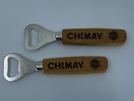 2 seltene Chimay Flaschenöffner mit Holzgriff - Sammlerstück