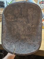 Antikes geschnitztes Hockerli aus Holz Kamerun (D1) 2 