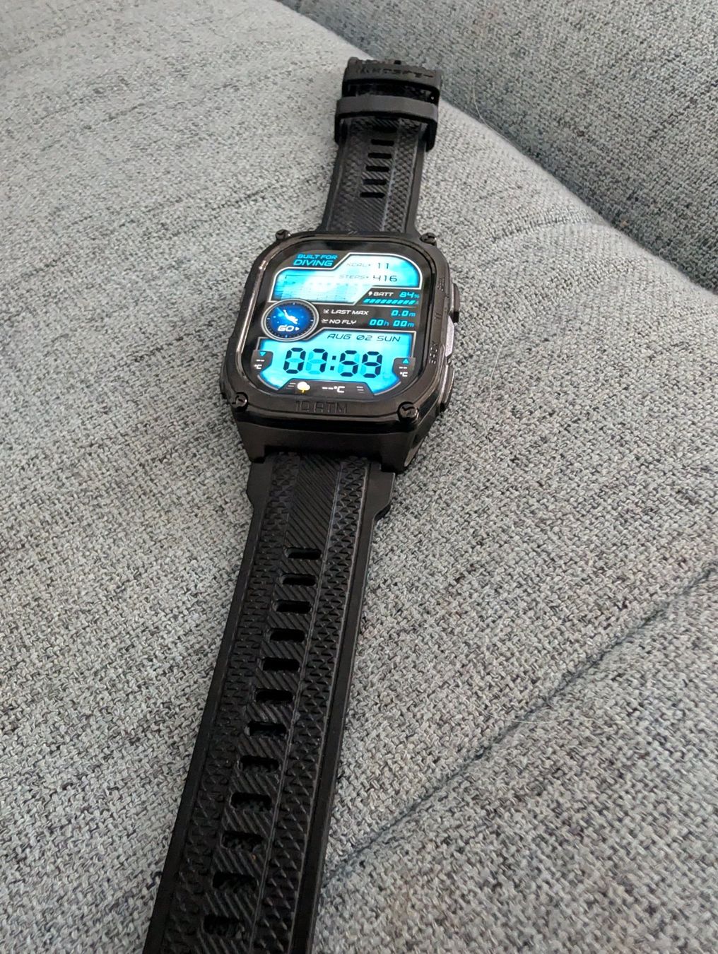 Montres: Kospet Tank M4 Schwarz – D'occasion à Rickenbach Sulz par wpillok 1