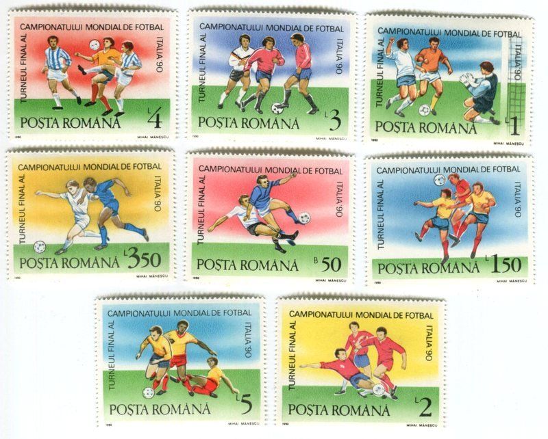 Tutti i francobolli: Briefmarken "Fussball". Rumänien. – Nuovo e nell'imballaggio originale da Basel venduto da Butsch5