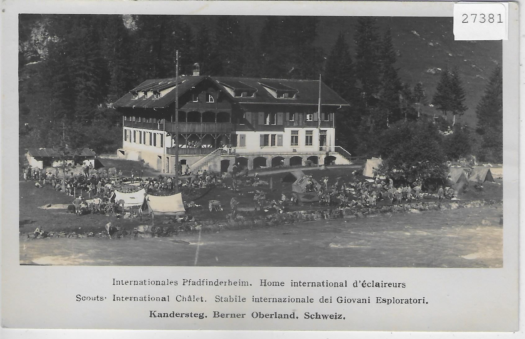 Cartoline postali: Internationales Pfadfinderheim Kanderste – Usato da Ettingen venduto da Kartenplanet