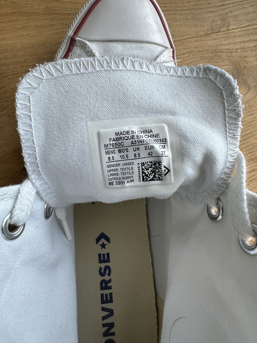 Converse Scarpe da uomo: Converse weiss – Usato da Grub AR venduto da ben_wr2v 3