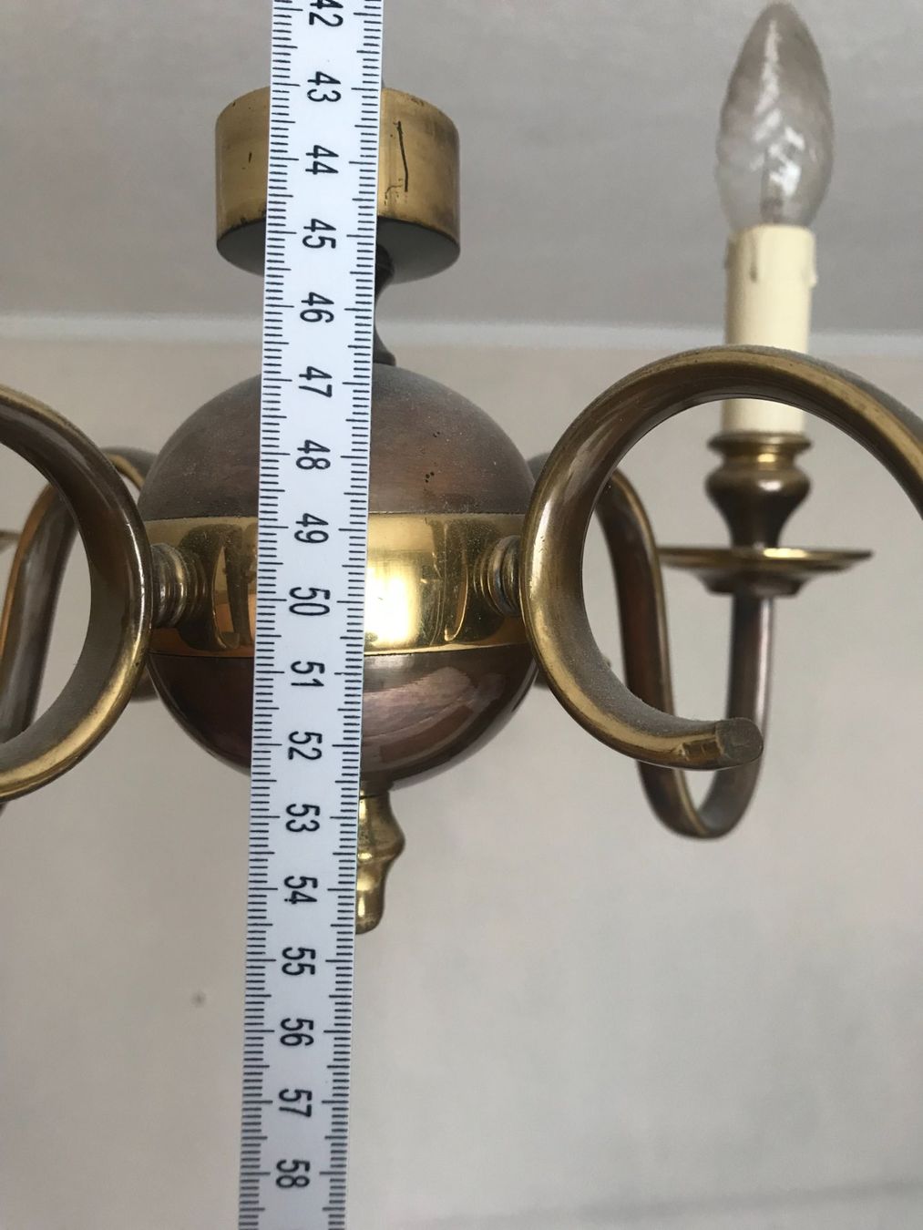 Lampadari & plafoniere: Lüster / Lampe mit 4 Armen - 1960er – Usato da Biberist venduto da longimanus3 5