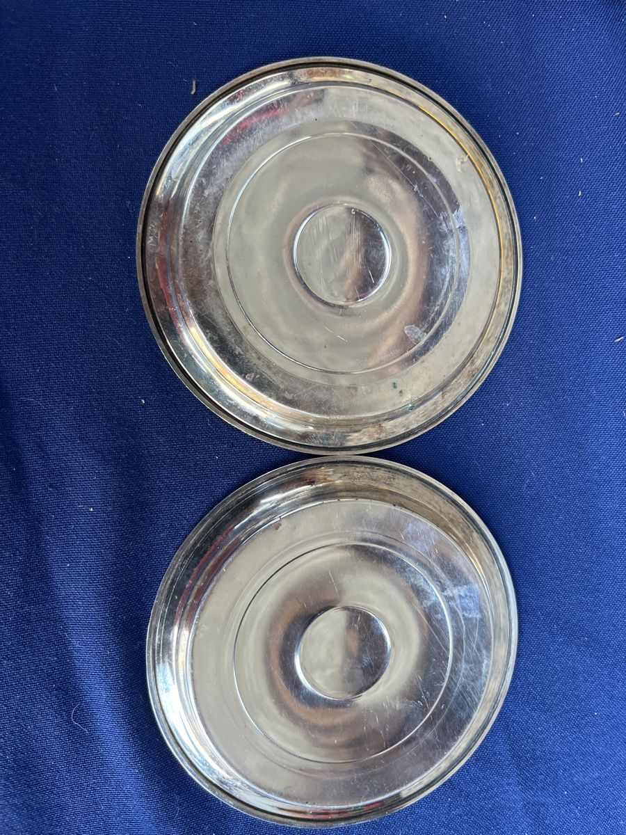 Dessous de verre: 2 Silberne Untersetzer – D'occasion à Brienz BE par hey_z9vg 1