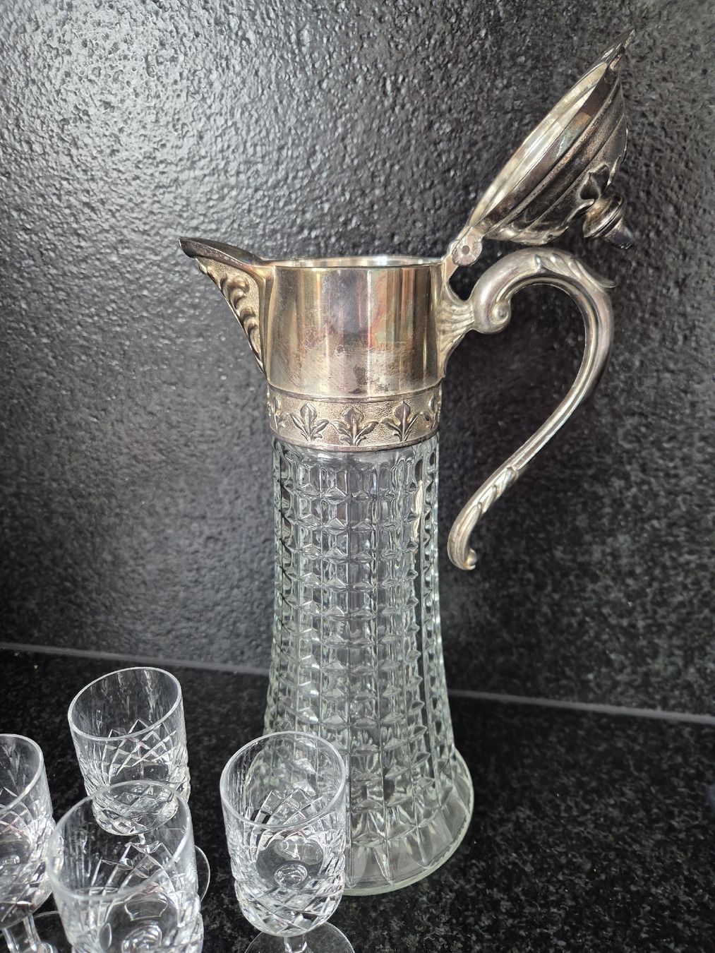 Caraffe: Glasskaraffe und Gläser – Usato da Obergerlafingen venduto da Country-Living 4