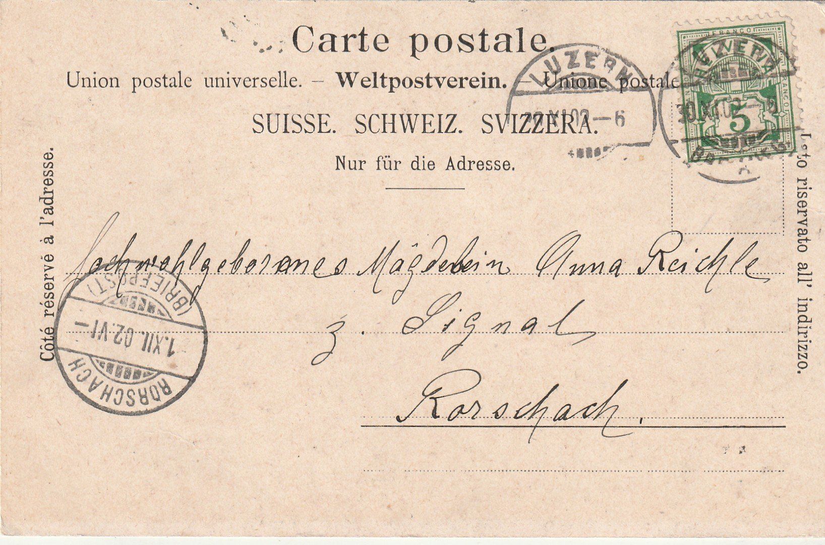 Cartes postales: Luzern Kapellbrücke – D'occasion à Rorschacherberg par fratovi2 1