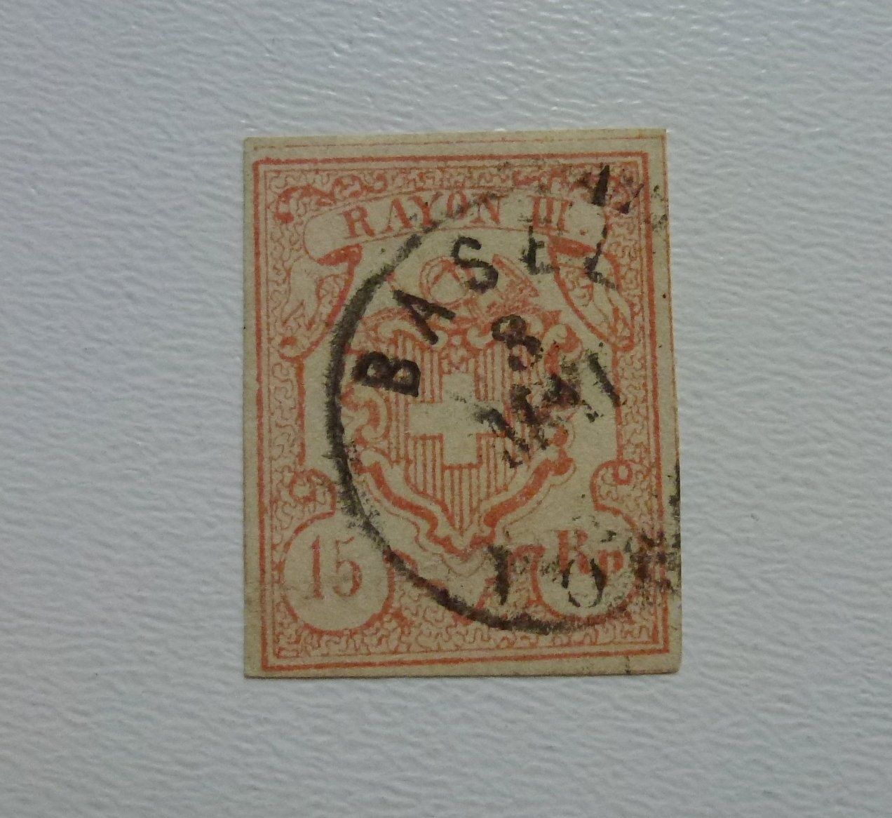 Tutti i francobolli: 1850 - Rayon III - Typ 1 - Stein MRII mit Befund – Usato da Walkringen venduto da Casablanca777