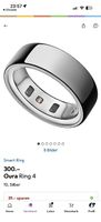 Oura Ring silber, Grösse 10
