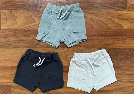 3er Set Baby-Shorts von C&A / Grösse 68