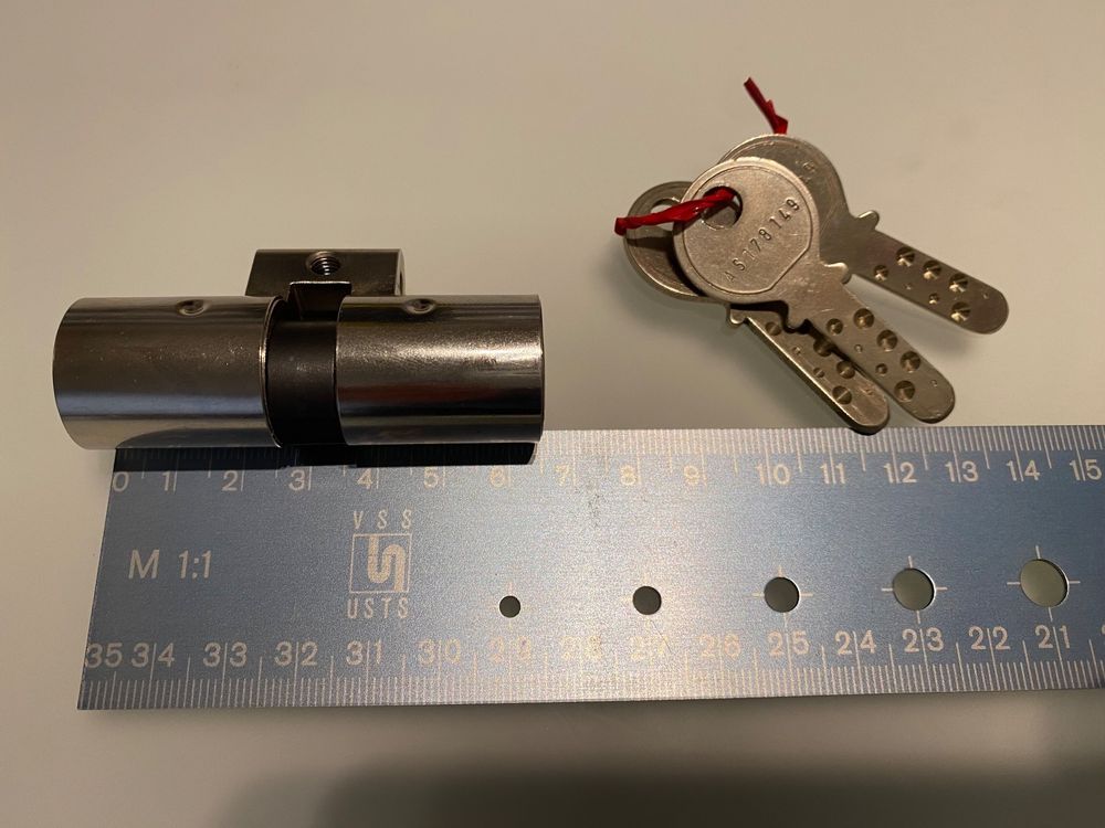 KiBcsLic Schließzylinder Set Für Autodachträger - 2 Schlösser + 2 Schlüssel