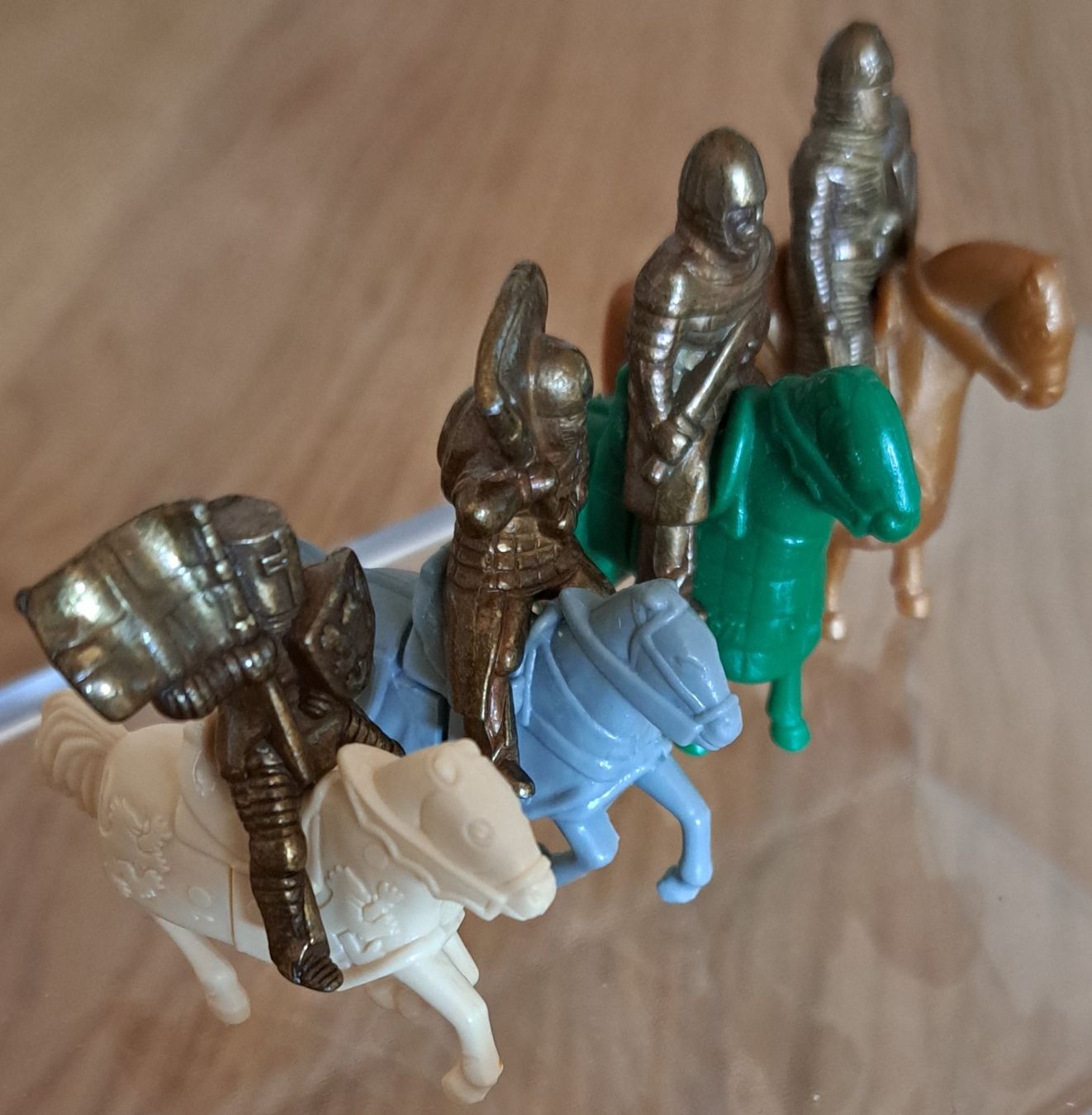 Statuette: 4x Ritter zu Pferd 1996 Kupfer – Usato da Tenniken venduto da mik_6mxg 2