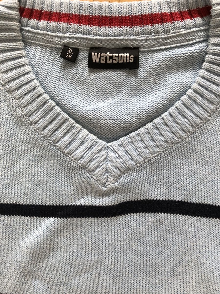Maglioni & Felpe: Watson Pullover, hellblau gestreift, Gr. XL,guter Zustand ! – Nuovo (secondo la descrizione) da St.Gallen venduto da sangi56 1