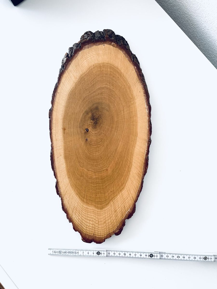 Piatti di portata: Rustikale Holzplatte Baumscheibe Servierplatte Deko – Nuovo (secondo la descrizione) da Lostorf venduto da Lavendel2018 1