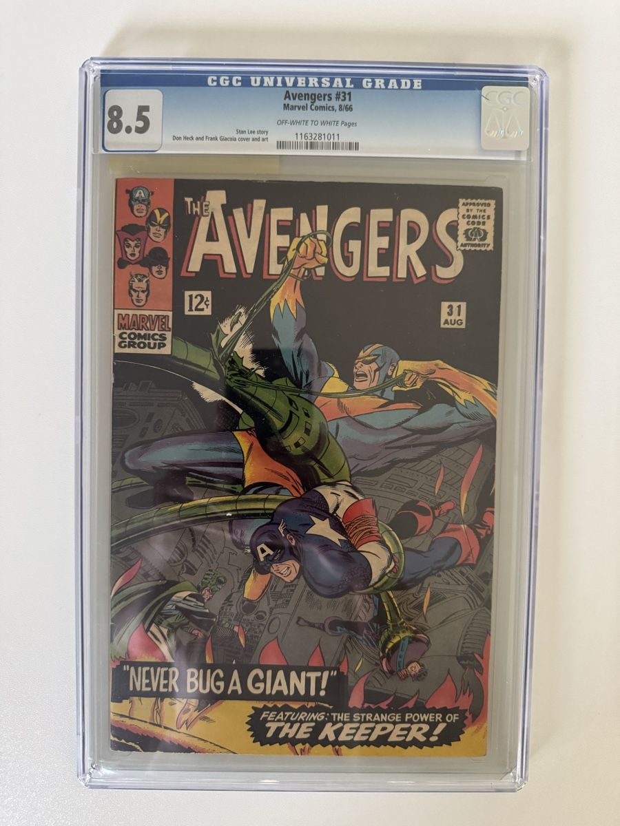 BD: Avengers #31 (08/1966) CGC 8.5 OFF-WHITE TO WHITE Pages! – D'occasion à Amriswil par MA_GA