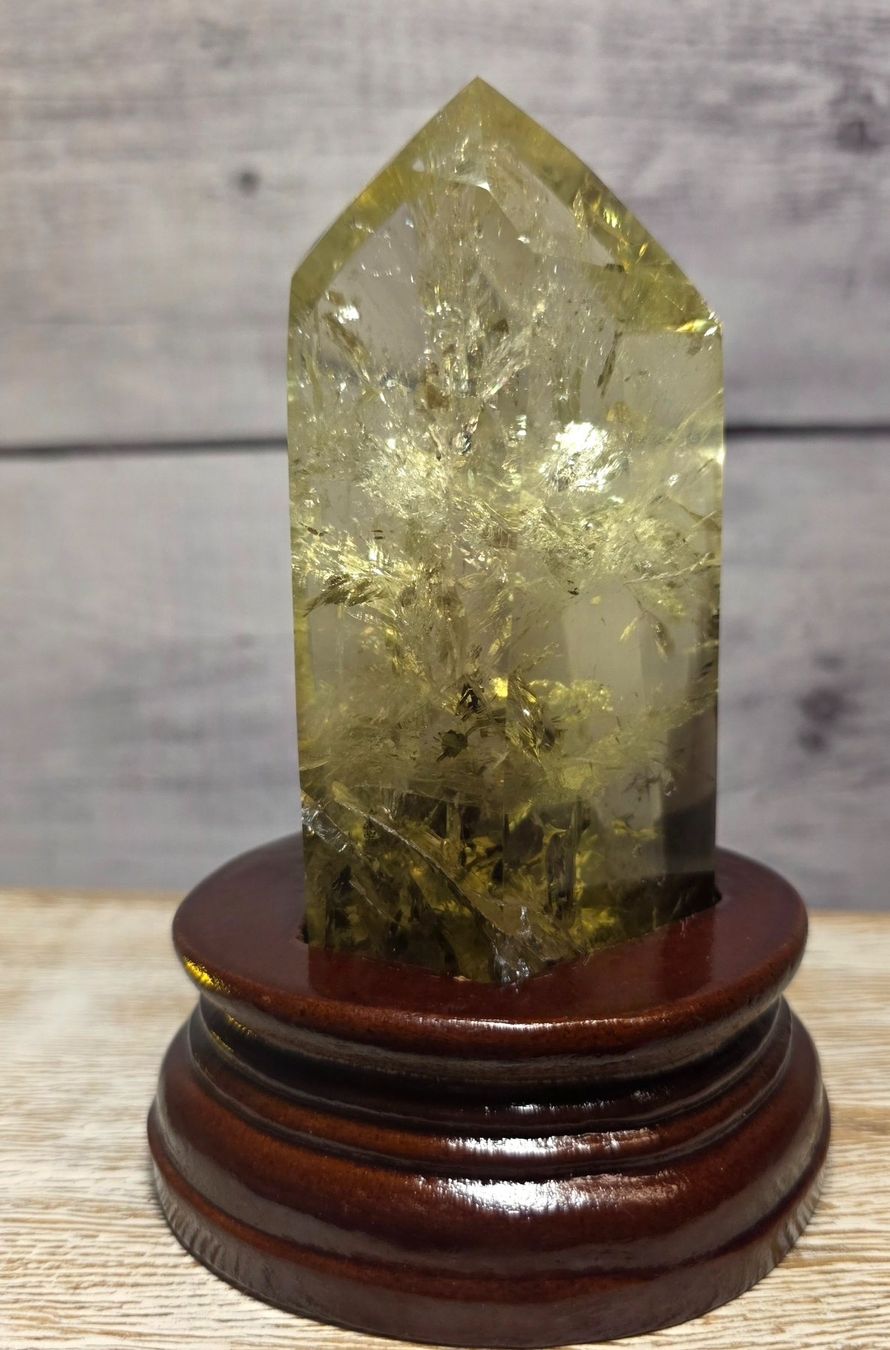 Mineralien & Heilsteine: Top Citrin Obelisk 368g – Neu und originalverpackt aus Matzingen von Shay_Crystalz 1