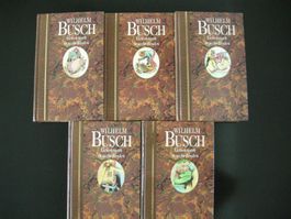 Wilhelm Busch: Werke in 5 Bändern