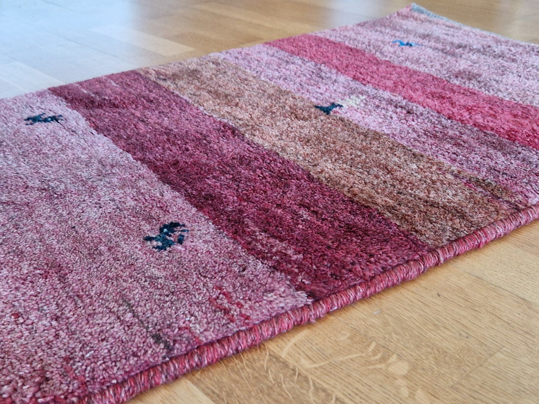 Gabbeh Tappeti: Gabbeh Orientteppich klein rot - 59x95cm – Usato da Bern venduto da belshnikel