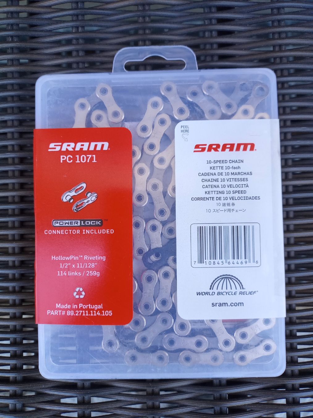 Sram Pezzi di ricambio: Kette SRAM PC 1071 10-Gang – Nuovo (secondo la descrizione) da Niederweningen venduto da Schuere1 1