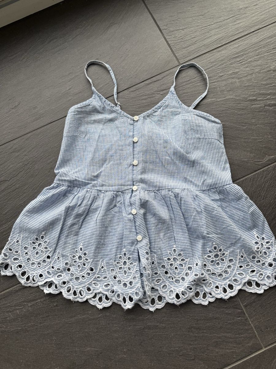 Only Top: Only Top, blue/white, size 34, summer blouse, cotton – Usato da Wettswil venduto da tan_2slq