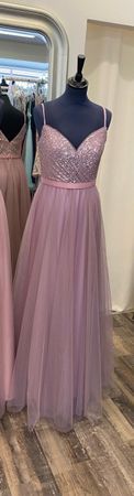 Abendkleid Tüll Rouge Rosa Grösse 38, 40  NEU