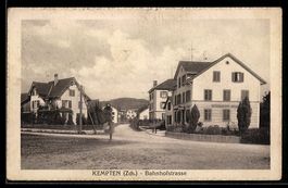 AK Kempten /Zch., Restaurant in der Bahnhofstraße