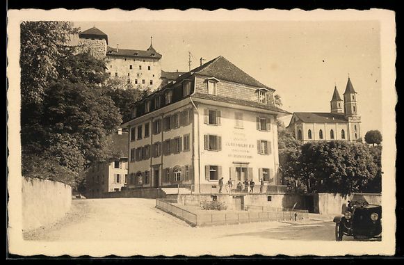 Cartoline postali: AK Aarburg, Schloss und Kirche – Usato da Berlin venduto da bartko-reher